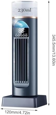 Tower Fan with Remote for Bedroom, 35cm Standing Cooling Fans that Blow Cold Air, Cooler Fan with Timer, Adjustable Speeds, 3 Modes for Home, Office