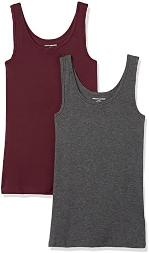 Amazon Essentials Women's Slim-Fit Vest, Pack of 2