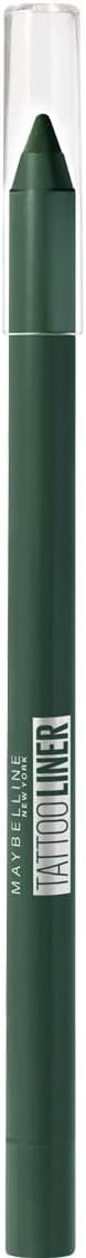 Maybelline New York Tattoo Liner Gel Pencil No. 932 Intense Green, Colour-Intense Eyeliner, Long-Lasting