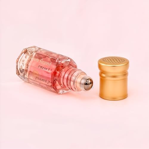 Perfume Oil Candy Roll-On 6ml – Alcohol Free Arabian Oud Attar – Rich Sweet Fruity Long Lasting Premium Fragrance for Women – Raspberry, Vanilla &amp; Caramel Blend, Arabic Inspired Perfume Oil