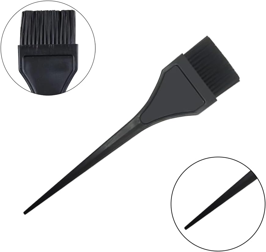 Lmyzcbzl Hair Coloring Brush, 2 Pcs Hair Dye Brush, Hair Dyeing Comb Brush, Applicator Tools, for DIY Hair Coloring （20 cmx3.5 cm)