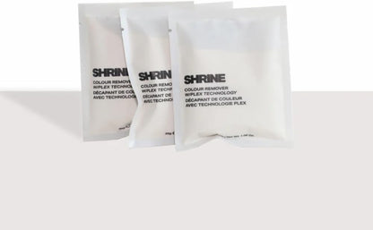 SHRINE Colour REMOVER | Plex Technology | Ammonia Free Colour Removal Powder Infused with Coconut &amp; Argan Oils | Back to Blonde Kit (3 × 30g)