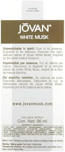 Jovan White Musk for Women EDC 3.4 fl oz (96 ml) (Parallel Import)