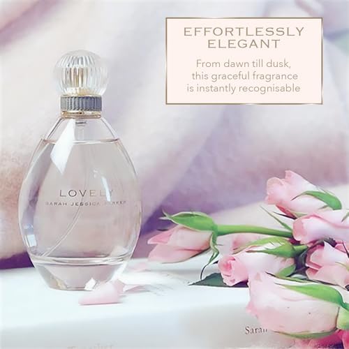 Lovely by SJP Eau de Parfum 200ml – Sarah Jessica Parker Perfume for Women, Floral Woody Musk Ladies Fragrance Spray, Long Lasting Womens Perfume