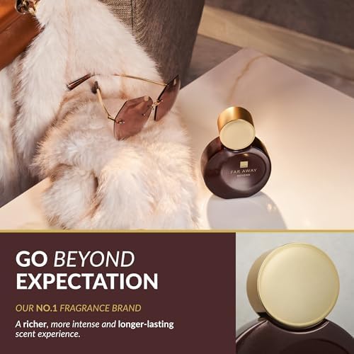 Avon Far Away Beyond Parfum 50ml | Oriental and Gourmand Notes | Long Lasting Scent | Perfect for Any Occasion | Cruelty Free