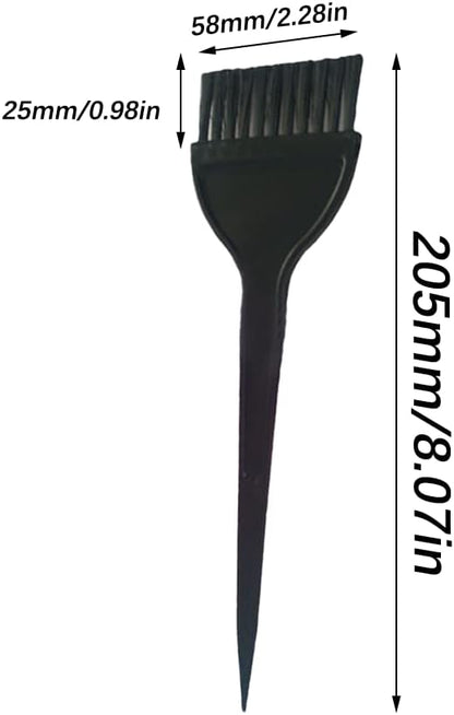 Hair Coloring Brush, 2 Pieces Hair Coloring Brushes, Hair Dye Brush, Dyeing Tools, for DIY hair dyeing in salon and at home（20cm x 6cm)