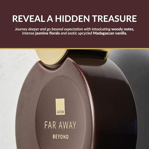 Avon Far Away Beyond Parfum 50ml | Oriental and Gourmand Notes | Long Lasting Scent | Perfect for Any Occasion | Cruelty Free