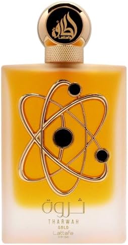 Lattafa Pride Tharwah Gold 100ml Eau De Parfum – Elegant Unisex Floral Amber Perfume with Vanilla &amp; Amber