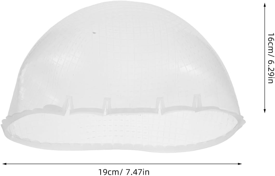 Healeved Highlighting Cap with Hook Hair Dye Hat with Cross Holes Elastic Design for Even Coloring Reusable Hair Highlight Kit for Home Salon Use