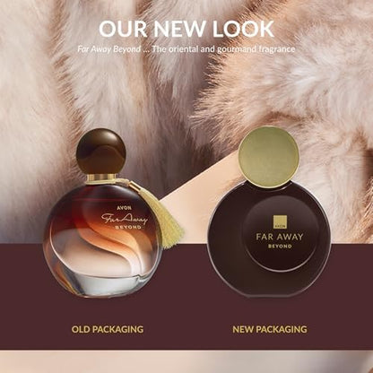 Avon Far Away Beyond Parfum 50ml | Oriental and Gourmand Notes | Long Lasting Scent | Perfect for Any Occasion | Cruelty Free