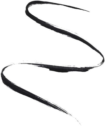 Maybelline Black Eye Liner, Lasting Drama Waterproof Eye Liner, Waterproof, Easy to draw, Smudgeproof, Longwear Formula, Smart Tip Brush, No Mess Application, Maybelline New York, Colour: Black 12g