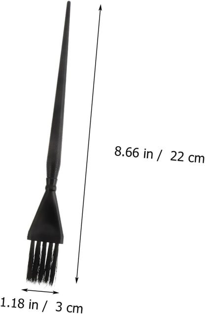 3pcs Hair Dyeing Brush with Flexible Bristles and Tail Handle for Even Color Application Salon and Home Use Suitable for Men and Women DIY Hair Tinting Random Color