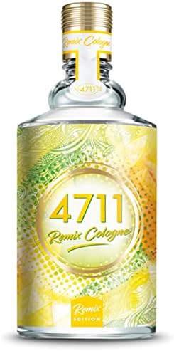 4711® Remix Cologne Lemon - Urban Summer | Eau de Cologne - Fruity - Spicy - Wild - The Lively Freshness of Lemon Remixed for Summer! | 100 ml Natural Spray Vaporisateur