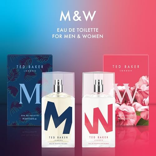 Ted Baker W EDT Ted Baker Rose And Orchid, Fig Leaf, White Peony, Cassis, Raspberry Middle notes, Womens Perfume, Long Lasting Fragrance Eau De Toilette, Fruity Floral 75ml