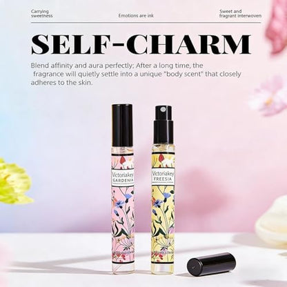 Premium Women's Perfume Gift Set - Perfume Gift Set, 5x10ml Long Lasting Eau De Parfum, Sweet Floral &amp; Fruity Scent, Travel Portable Perfume for Her, Mum, Birthday, Valentine's Day Gifts