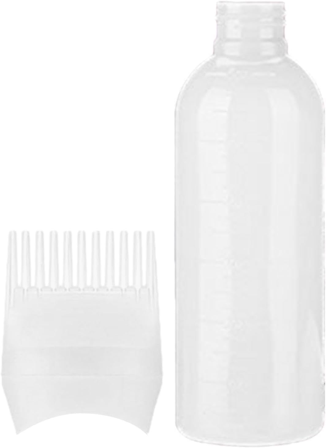 Hair Oil Applicator Bottle, Portable Scalp Oil Applicator for Hair, Root Comb Applicators Bottle with Scale, Multifunctional Hairs Dye Comb Applicators Bottles, for Hairstyling Tools