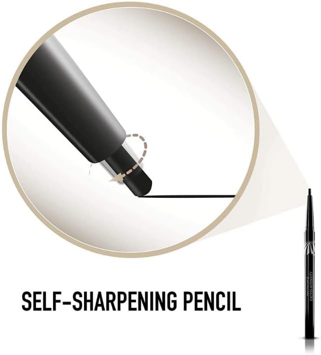Max Factor Excess Volume Long Wear Eye Liner, Charcoal 4,2 g (Pack of 1)
