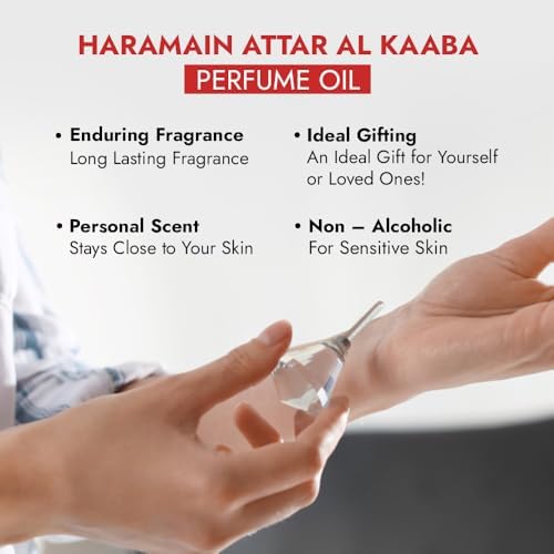 Al Haramain Tanasuk Perfume Oil - 12 ml | Amber Vanilla Perfume For Women and Men Attar Oil | Concentrated Perfume Oil With Amber Vanilla Fragrance