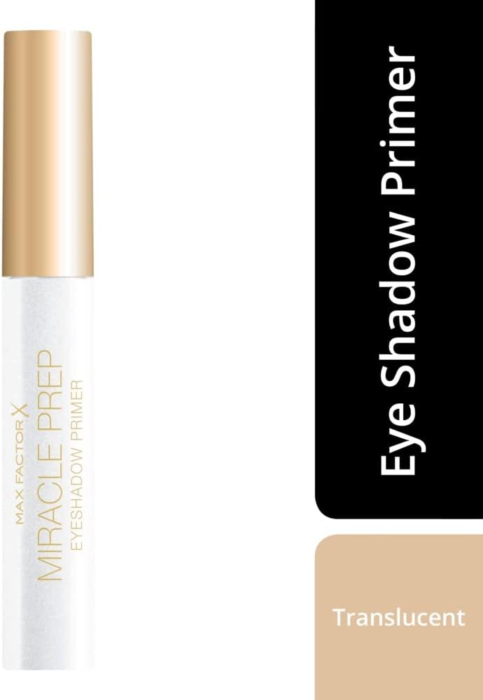 Max Factor Miracle Prep Eyeshadow Primer, Universal Shade, Long-lasting Formula For All Skin Tones, 6 ml, transparent, (Pack of 1), 33250063000