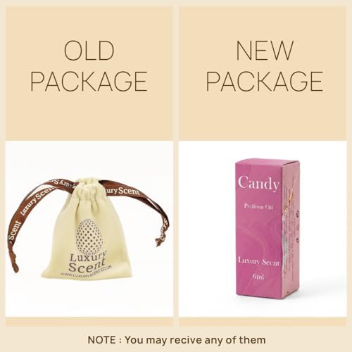 Perfume Oil Candy Roll-On 6ml – Alcohol Free Arabian Oud Attar – Rich Sweet Fruity Long Lasting Premium Fragrance for Women – Raspberry, Vanilla &amp; Caramel Blend, Arabic Inspired Perfume Oil