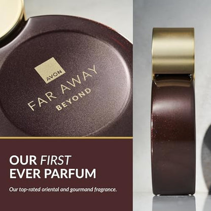 Avon Far Away Beyond Parfum 50ml | Oriental and Gourmand Notes | Long Lasting Scent | Perfect for Any Occasion | Cruelty Free