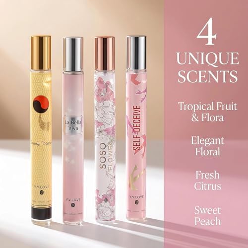 Perfume for Women - Long-Lasting Cologne, Coffee &amp; Floral - Fruity Aroma to Attract Men, Alluring Fragrance for Date Night &amp; Special Occasions
