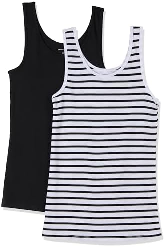 Amazon Essentials Women's Slim-Fit Vest, Pack of 2