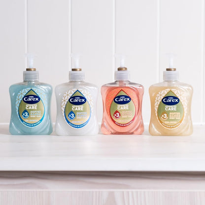 Carex Advanced Care Macadamia Oil Antibacterial Hand Wash, 3x More Moisturisers, Clean &amp; Protect Hands, Bulk Buy, Pack of 6 x 250ml