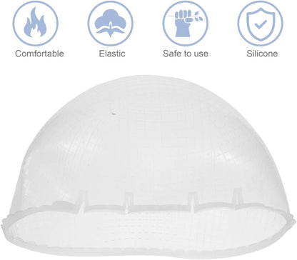 Healeved Highlighting Cap with Hook Hair Dye Hat with Cross Holes Elastic Design for Even Coloring Reusable Hair Highlight Kit for Home Salon Use