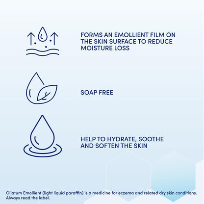Oilatum Emollient Bath Liquid – a gentle soak for eczema relief