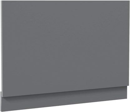 Modern Bathroom 700mm End Bath Panel 18mm MDF Grey Gloss Wooden Plinth Easy Cut