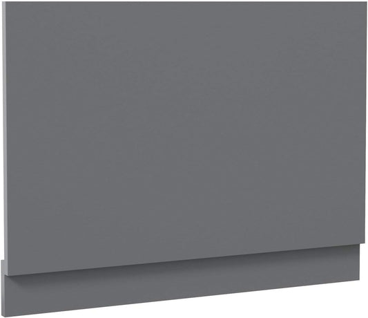 Modern Bathroom 700mm End Bath Panel 18mm MDF Grey Gloss Wooden Plinth Easy Cut
