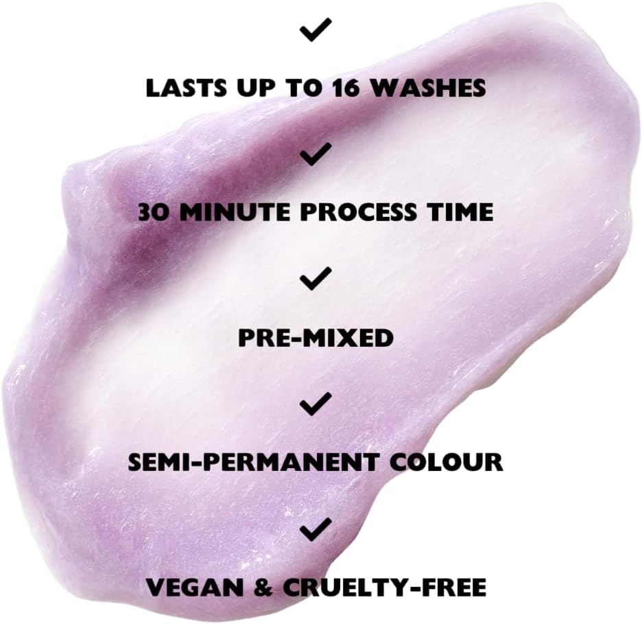 Shrine Mixed Up Semi Permanent Colour ASH BLONDE | Ready-to-use &amp; Pre-mixed with nourishing ingredients | Quick application | Locks Moisture &amp; Prevents Dryness | Vegan &amp; Cruelty Free | 125ml