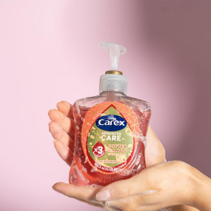 Carex Advanced Care Macadamia Oil Antibacterial Hand Wash, 3x More Moisturisers, Clean &amp; Protect Hands, Bulk Buy, Pack of 6 x 500ml