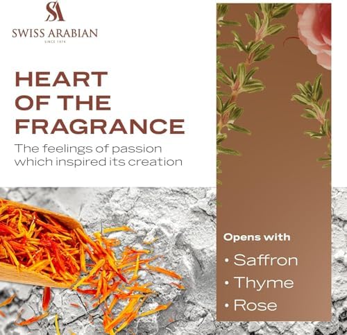Swiss Arabian Shaghaf Oud Aswad - EDP Spray for Unisex -Sensual and Mouthwatering Noir Oud Wood Fragrance - Long Lasting Personal Fragrance, Cologne - Enchanting Fusion of Arabic Perfume - 75ml