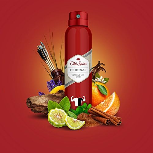 Old Spice Original Deodorant Body Spray, 150 ml, Pack of 6