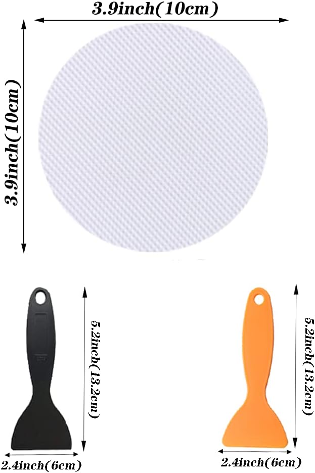 CCLKHY 20 Pcs Non Slip Bathtub Stickers, Round Non Slip Stickers, Shower Stickers, Transparent Self-Adhesive Non-Slip Strips Stickers for Bath Tub, Stairs, Shower Room, Slippery Surfaces