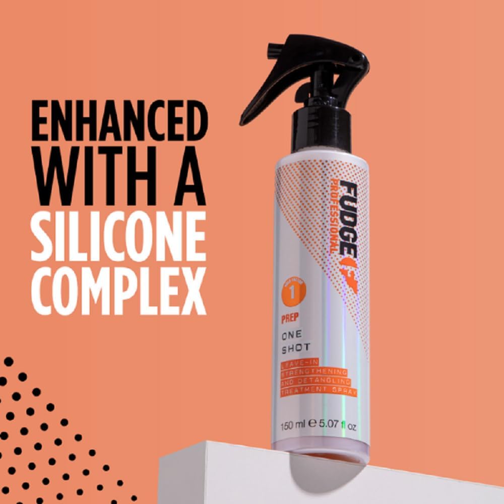 Fudge Professional One Shot Leave in Conditioner, Strengthens Dry, Damaged or Coloured Hair with Nourishing Proteins, 150 ml
