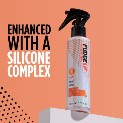 Fudge Professional One Shot Leave in Conditioner, Strengthens Dry, Damaged or Coloured Hair with Nourishing Proteins, 150 ml