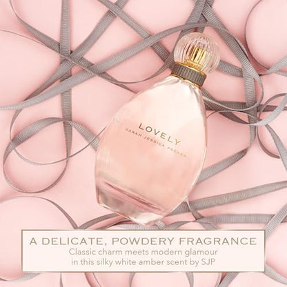 Lovely by SJP Eau de Parfum 200ml – Sarah Jessica Parker Perfume for Women, Floral Woody Musk Ladies Fragrance Spray, Long Lasting Womens Perfume
