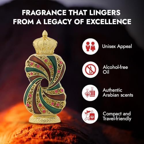 Al Haramain Tanasuk Perfume Oil - 12 ml | Amber Vanilla Perfume For Women and Men Attar Oil | Concentrated Perfume Oil With Amber Vanilla Fragrance
