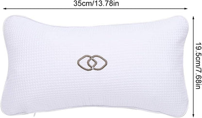 Inflatable Bath Pillow with Suction Cups | Anti-slip Non-Slip Bathtub Pillow Bath Cushion for Bathroom Home Spa Headrest