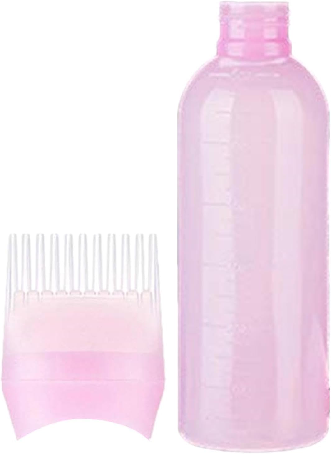Hair Oil Applicator Bottle | Hair Oil Applicator with Graduated Scale | Hair Dye Root Comb | for Hair Oiling Hair Colourations
