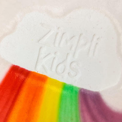 Rainbow fizz for bath‑time fun
