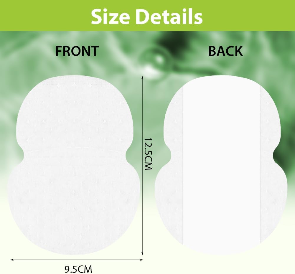 LOPHE 40Pcs Armpit Sweat Pads, Sweat Patches for Underarms Women and Men, Underarm Sweat Pads Invisible, Unflavored &amp; Ultra-Thin Sweat Pads, Anti-sweat Disposable SweatPads for Sports Daily Wear