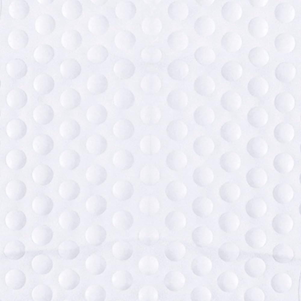 AQUALONA® Premium Shower Mat, Anti-Mould Non-Slip – Extra Soft TPE, Machine Washable – BPA, Latex, Phthalate Free (Bubbles White)