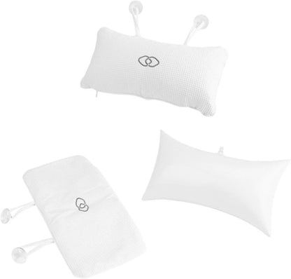 Non-Slip Bathtub Pillow, Bath Pillow Waterproof for Bathroom Home Spa Headrest Neck Rest Back Support