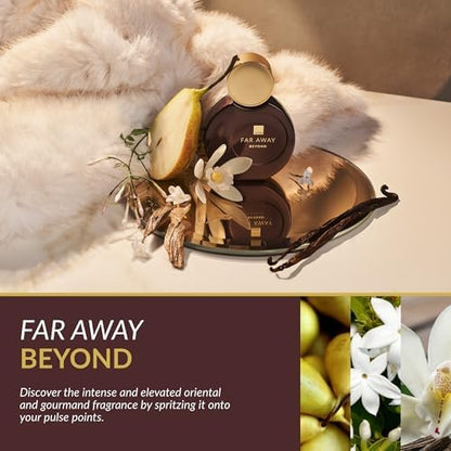 Avon Far Away Beyond Parfum 50ml | Oriental and Gourmand Notes | Long Lasting Scent | Perfect for Any Occasion | Cruelty Free