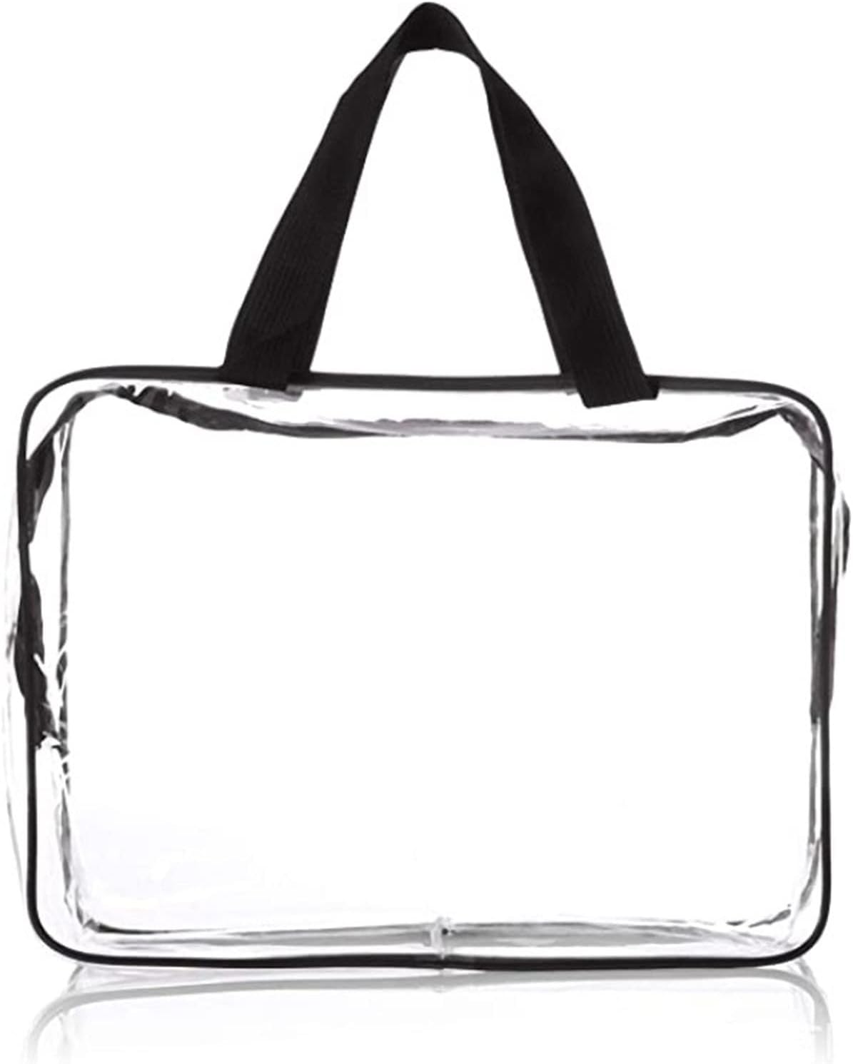 Clear Toiletry Bags, 2 Pcs Large Storage Makeup Bags Waterproof Transparent Cosmetic Gags for Travel
