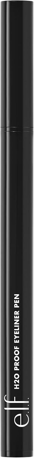 e.l.f. Intense H20 Proof Eyeliner Pen, Smooth, Precise, Defines, Enhances, Intensifies, Waterproof, Black, Smudge-Proof 0.7 ml, 1 Count (Pack of 1)